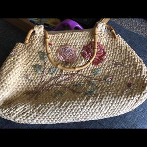Wicker purse